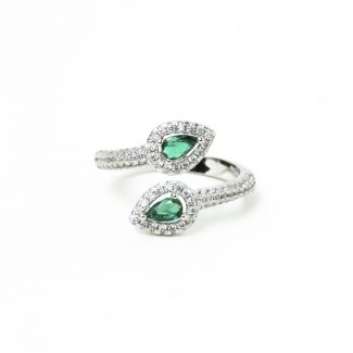 Anillo Serpentine Esmeralda